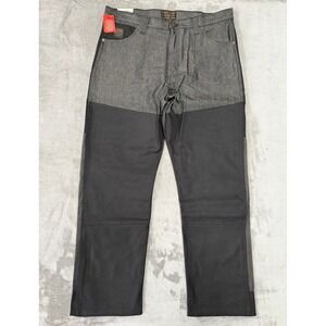 Filson x Wrangler Adventure Jeans Mens 38x32 Black Indigo Denim Relaxed New NWT